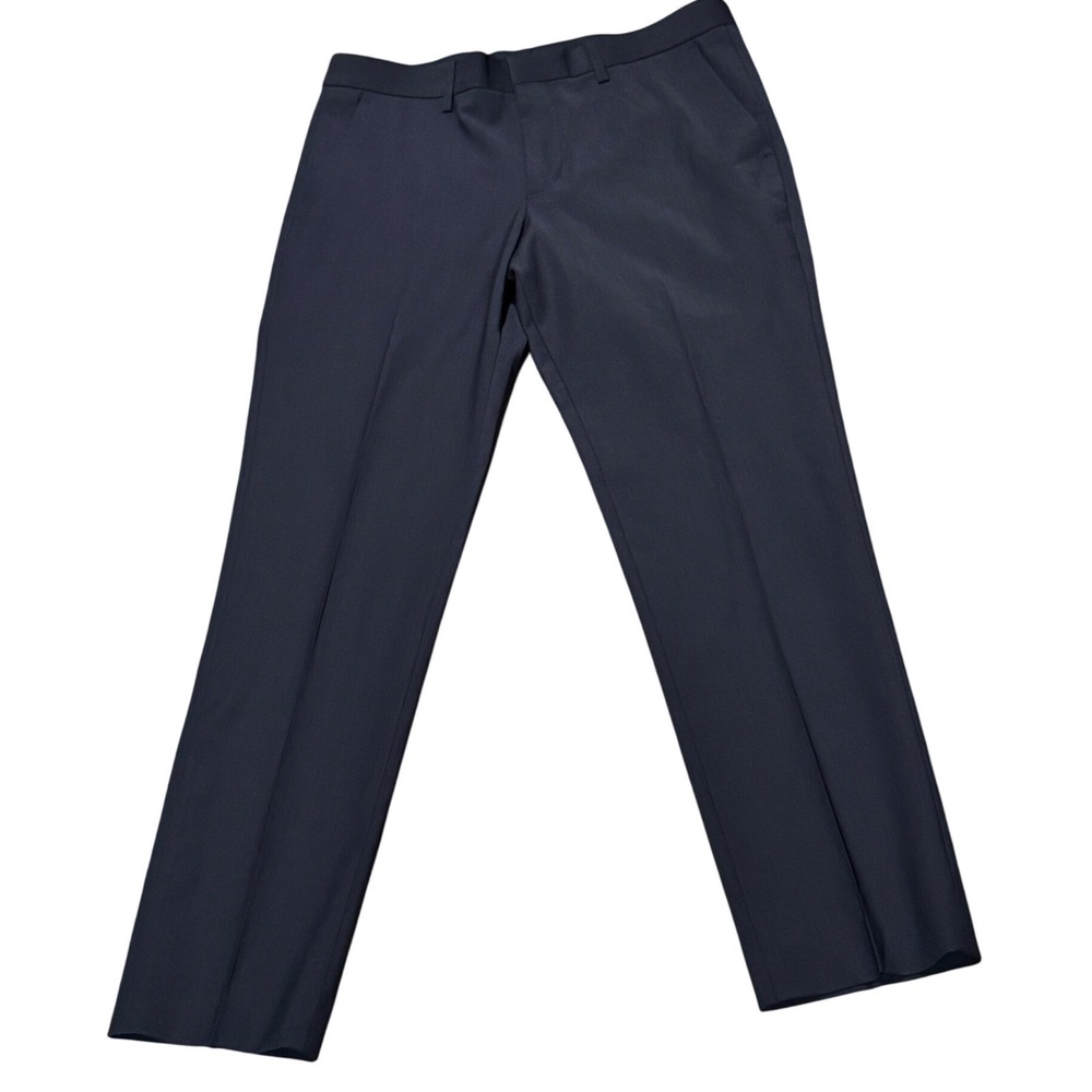 Express Mens Extra Slim‎ Fit Dress Pants Navy Blue Size 29 x 30
